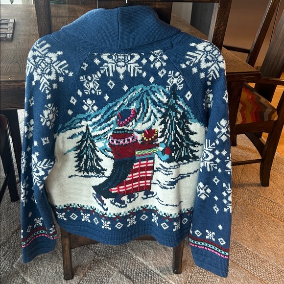 Sundance winter Snowflake Cardigan never worn PM - Picture 2 of 4